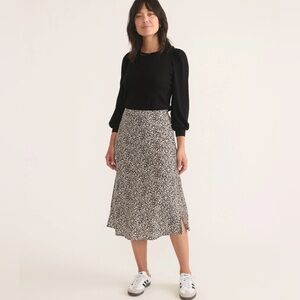 Animal Print Midi Skirt  Small Feminine Dainty Whimsigoth Vibes